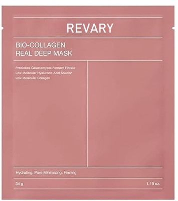 revary Premium Quality Bio-Collagen Real Deep Mask, Hydrating Overnight Mask(34 g)