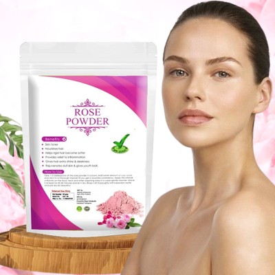 Aktivemusli Rose Petal Powder For Face And Skin For Skin, Face Pack Mask for Fairness(100 g)