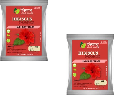 Shikayu Hibiscus powder for hair growth and face | Hibiscus flower powder(50 g)