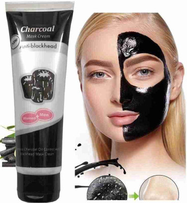 Luster Shine BRIGHTEN SKIN FACE MASK DIRT CLEANER FACE MASK CHARCOAL TUBE(130 ml)