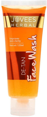 JOVEES De-Tan for brighter & even toned skin with Liquorice & bearberry extract Face Wash(120 ml)