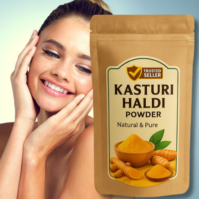 ShakalyaVeda Kasturi Haldi for Face – 100g Turmeric for Pimple-Free Radiance(100 g)