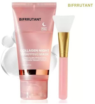 BIFRRUTANT The Best Collagen Night Peel Off Mask for Intense Hydration and Skin Firming(75 ml)