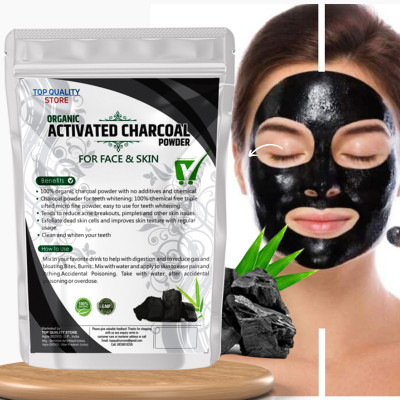 TQS Charcoal Peel off Mask | Face Pack for DeTan & Blackhead Removal(100 g)