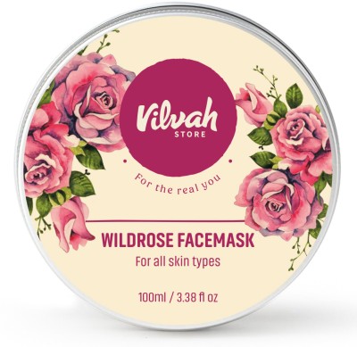 Vilvah Store Vilvah Wild Rose Face Mask(100 g)