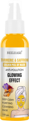 NEELHARI Pure Glow Anti Pollution With Gold Peel Off Mask(100 ml)