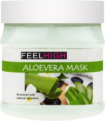 feelhigh Aloe Vera Mask Enriched with aloe Vera extract(500 ml)