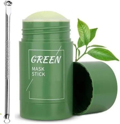 EVERERIN Green Tea Purifying Clay Stick & Blackhead Acne Pimple Remover Tool(40 g)