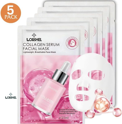 LORSHEL Collagen Sheet Mask Bio Collagen Firm Elasticity(125 ml)