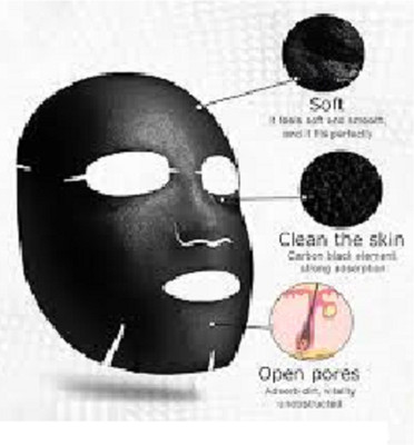 Luipui charcoal face mask pack of 1 amazing best for women(130 ml)