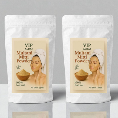 VIP ALDAT Multani Mitti Daily Tan Clear with Tulsi and Botanical Clay Blend(450 g)