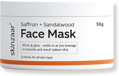 Skinzaar Saffron + Sandalwood Face Mask – Deep Hydration & Pigmentation Treatment(50 g)