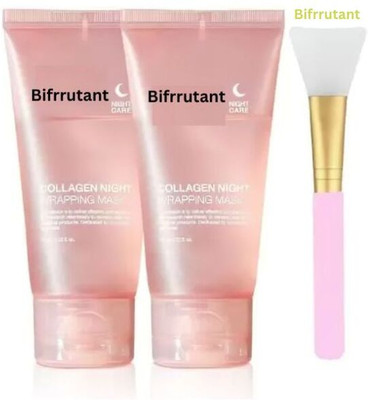 BIFRRUTANT Collagen Overnight Wrapping Mask for Skin Firming and Tightening(150 ml)