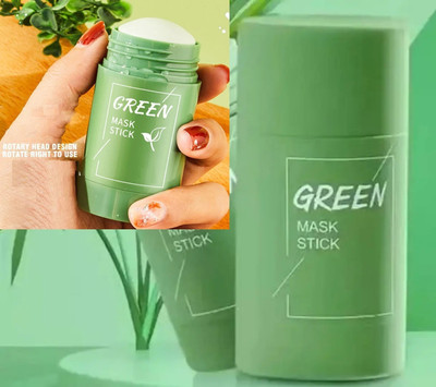 manasona Green Tea Purifying Clay Mask Stick Facepack(40 ml)