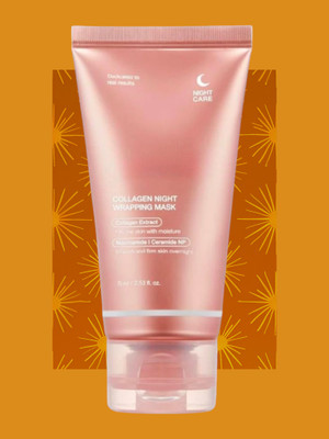 Deeparth Peel Off Mask with Brush for Collagen Wrapping Night Skin Renewal(75 ml)