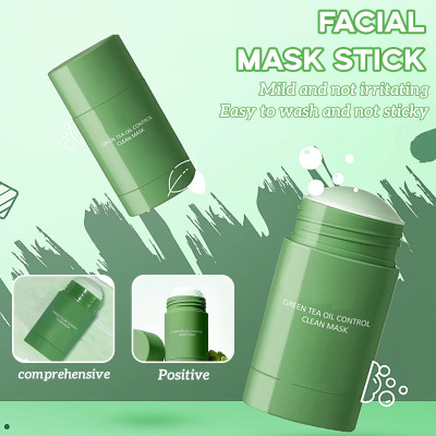 REIMICHI Best Green Tea Mud Mask Stick Cleaning Oil Control Moisturizing Hydrating Face(40 g)