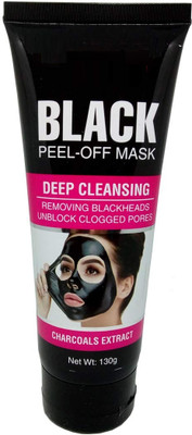 THTC Charcoal peel off mask Face Mask Cream Blackhead Removal(130 g)