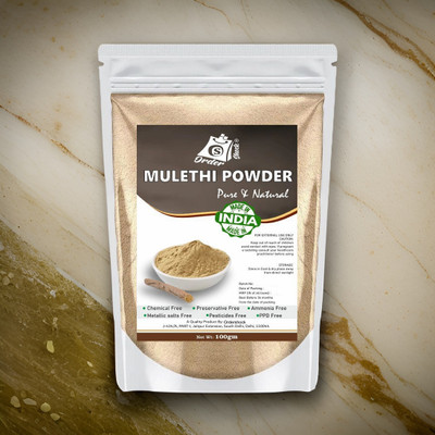 Ordershock Natural Mulethi Powder Herbal Supplement for Respiratory and Digestive Health(100 g)
