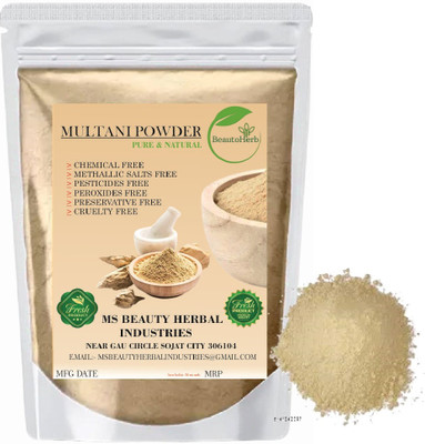Beautoherb pure Natural Multani mitti Powder for face pack soft skin(300 g)