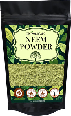 Grownicals Natural Neem Leaves Powder For Face Pack, Hair Skin & Health Care(200 g)