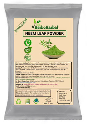 Herboharbal Bio Organic Neem Powder for Face Pack & Skin(100 g)