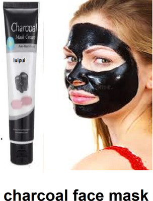 Luipui best charcoal peel off face mask pack of 1(130 ml)