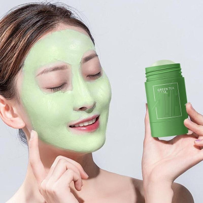 Luster Shine Clay Stick Mask Oil Control Anti-Acne Eggplant Solid Fine(40 g)