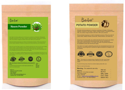 BIndian Neem Leaf Powder & Potato Powder for face Pack of 2(50 g)