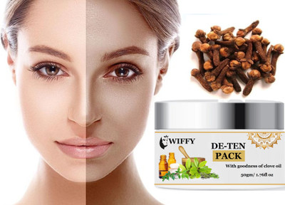 Wiffy Face Pack For Tan Removal And Skin Brightening - DE TEN(50 ml)