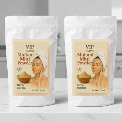 VIP ALDAT Herbal Twin Skin Pack With Multani Clay, Mint And Chandan For Clear Face(450 g)