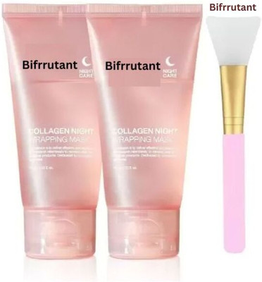 BIFRRUTANT Collagen Night Wrapping Peel Off Mask for Fine Line Reduction(150 ml)