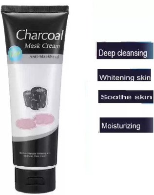 nn Charcoal Black Peel Off Mask for Men & Women | Removes Blackheads Easy To Use(130 g)