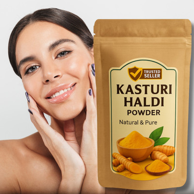 ShakalyaVeda Natural Haldi for Skin – Kasturi Turmeric for Face Mask – 100g(100 g)
