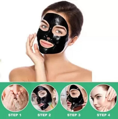 GABBU black Charcoal Mask Cream For Daily Pollution Free black(130 g)