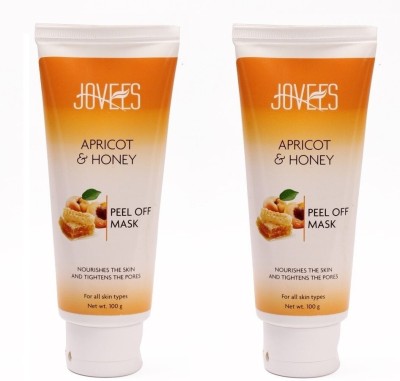 JOVEES Apricot & Honey Peel Off Mask Pack Of 2(200 g)