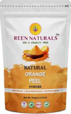 reen naturals Orange Peel Powder for Glowing Face | Skin Brightening | Pure Natural(100 g)