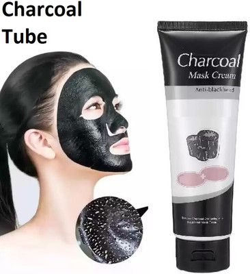 JANOST Perfect Charcoal Peel Off Mask Tube Whitening Deep Cleansing Anti set of 1(130 g)