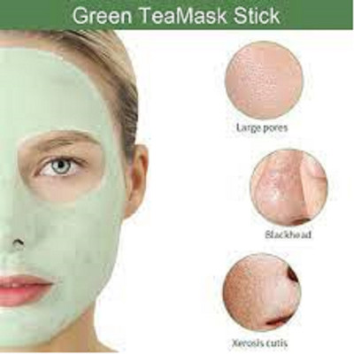 Luipui green tea clay purifying mud stick for pores skin(40 g)