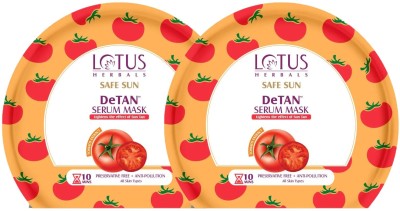 LOTUS HERBALS SafeSun Detan Serum Mask(40 g)