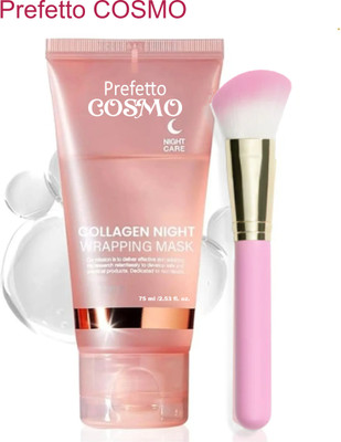 Prefetto COSMO Collagen Face Night Wrapping Peel-Off Mask Clear Calm(2 Items in the set)