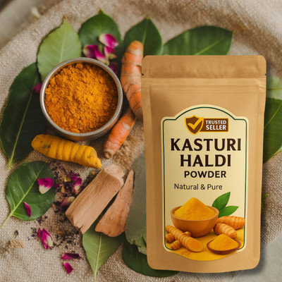 ShakalyaVeda Kasturi Haldi Face Pack – 100g Natural Turmeric for Glowing Complexion(100 g)