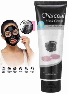 Libline Charcoal Mask Peel Off Face Mask Cream Blackheads Removal For Man & Woman(130 ml)