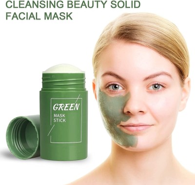 Wonholli Perfect Green Mask Clay Stick for teenage ,girls and women(40 g)