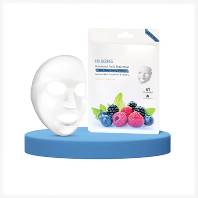 GULGLOW99 Mix Berries Face Sheet Mask With Serum For Women and Men(20 g)