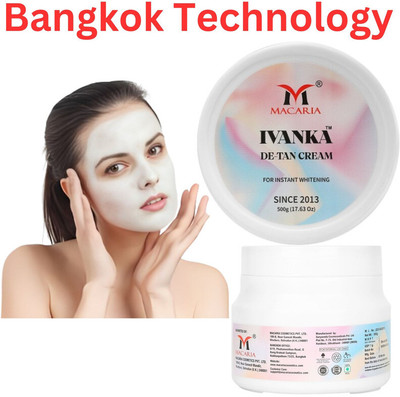 MACARIA IVANKA Instant Glow DeTan Radiance Face Pack Mask 3 in 1(500 g)