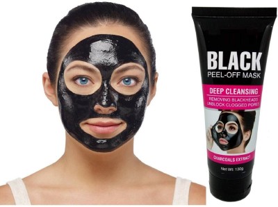 GFSU - GO FOR SOMETHING UNIQUE Black Peel-Off Mask Charcoal Extract 130g (130 g)(130 ml)