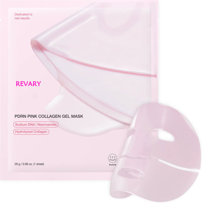 revary Salmon DNA PDRN Pink Collagen Jelly Mask for men and women ( pack of 1 )(28 g)