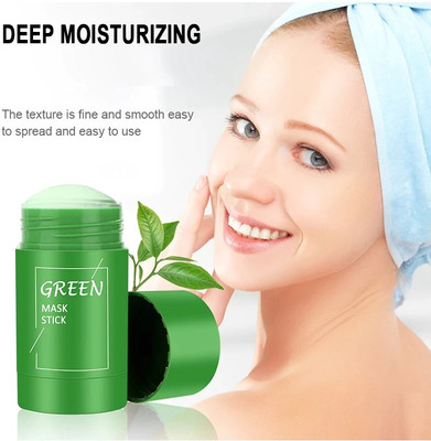 Arcanuy Green Tea Cleansing Mask Stick for Face | For Blackheads Whiteheads Oil Control(40 g)