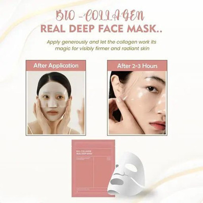 verellis Bio-Collagen Real Deep Face Mask – Firming & Radiance Booster(34 g)