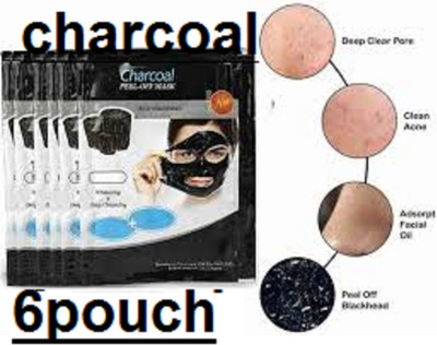 Luipui Charcoal peel off mask 6 pouch(162 ml)